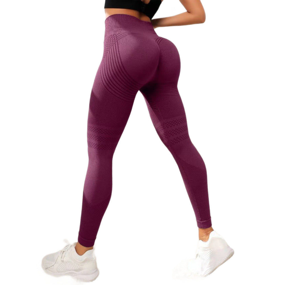 High-Waisted Seamless Yoga Leggings