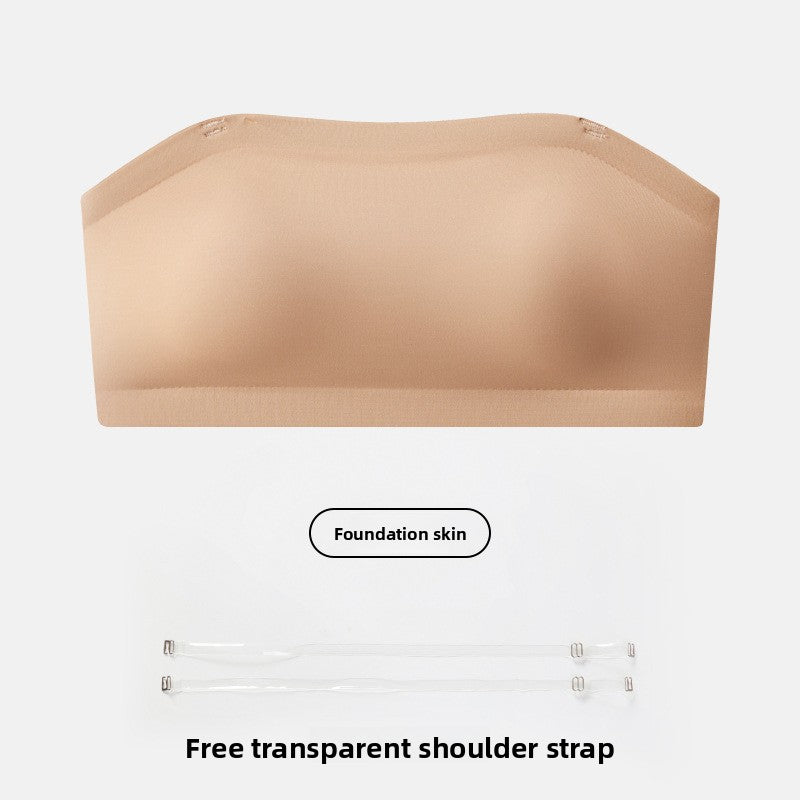 Seamless Non-Slip Strapless Push-Up Bra