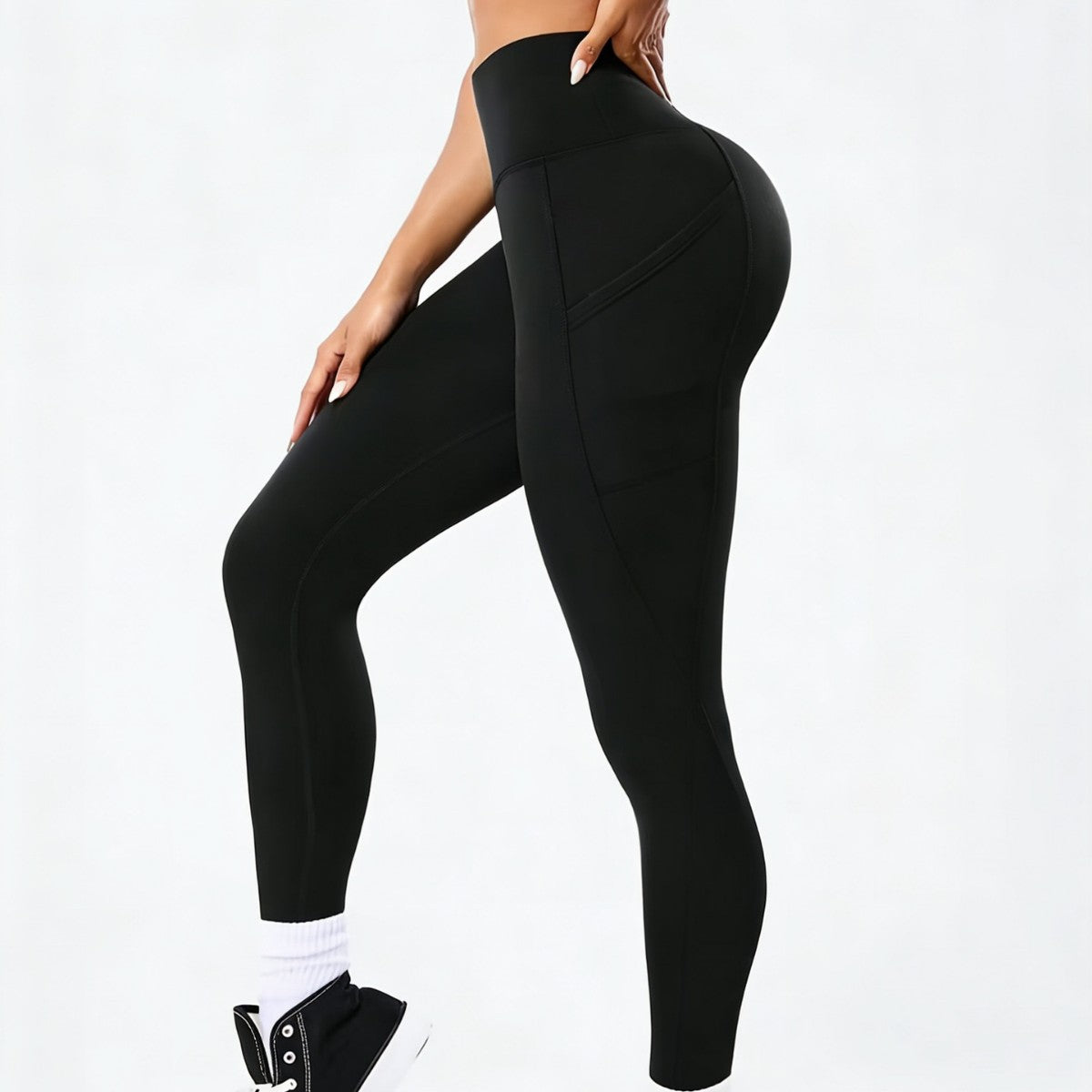 High Waisted Yoga Leggings with Pockets