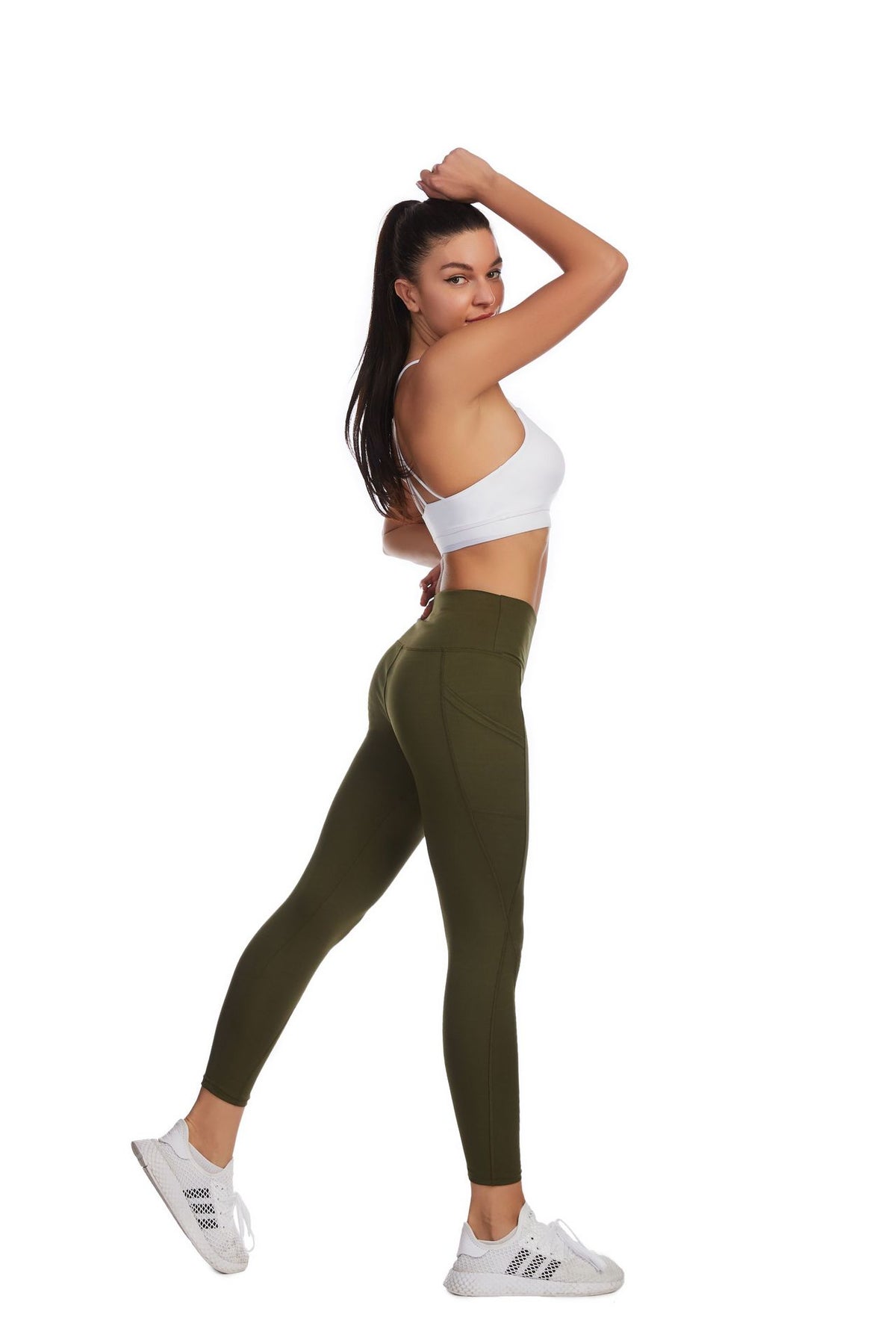 High Waisted Yoga Leggings with Pockets