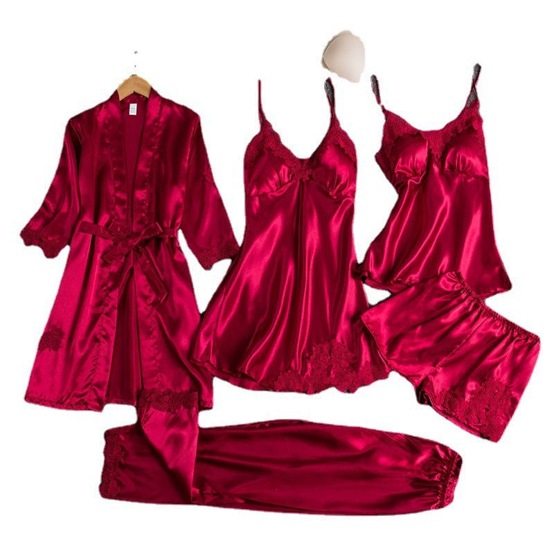 Pajamas with Chest Pads for Women