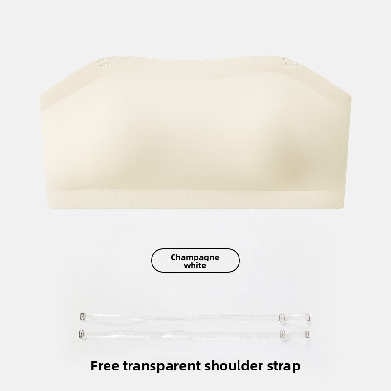 Seamless Non-Slip Strapless Push-Up Bra
