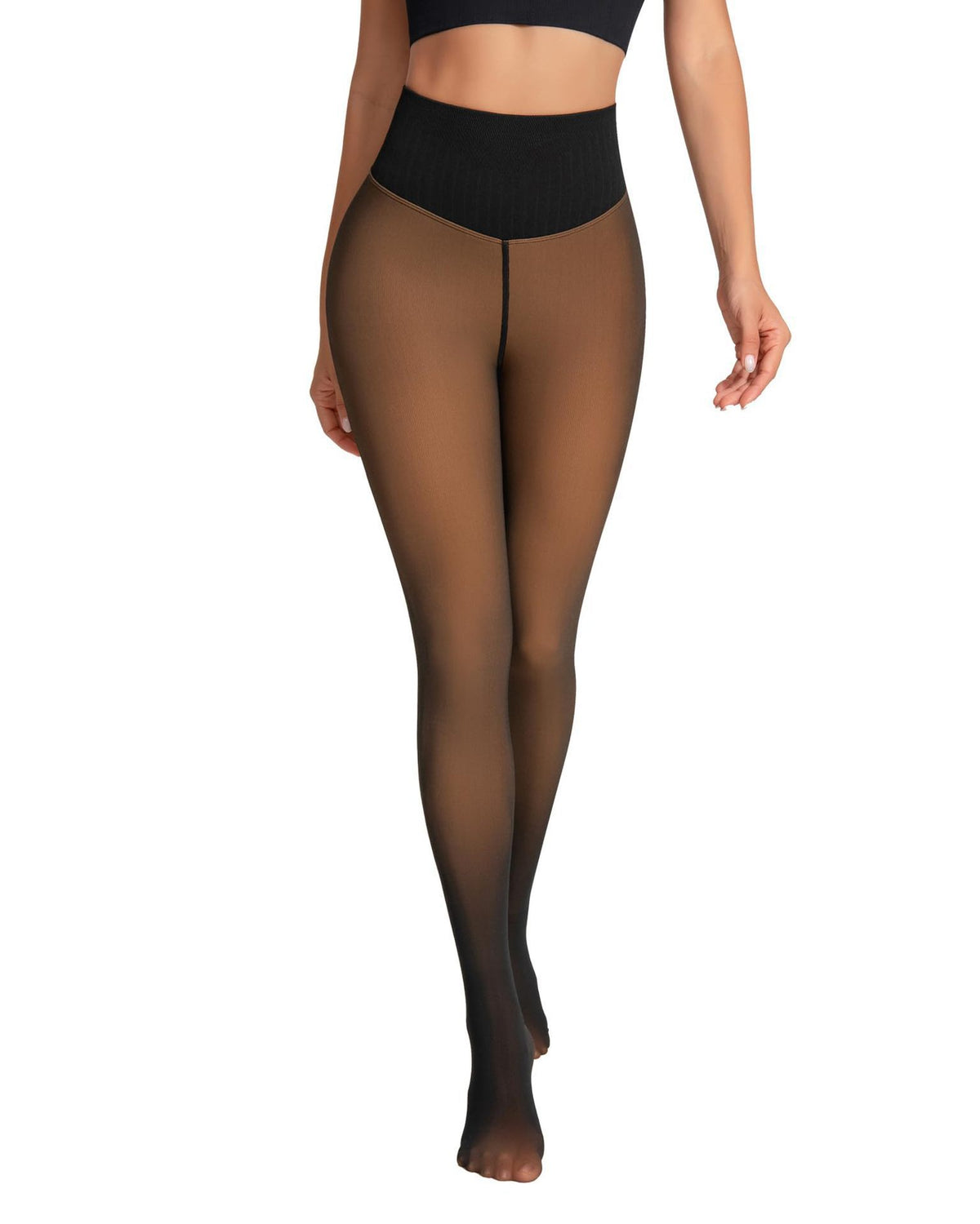 Seamless Fleece Lined Thermal Leggings