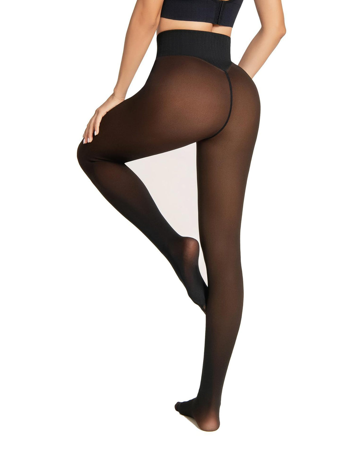 Seamless Fleece Lined Thermal Leggings