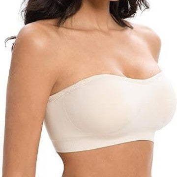 Strapless Wireless Push Up Seamless Bra