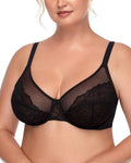 Women Full Coverage Minimizer Bra Underwire