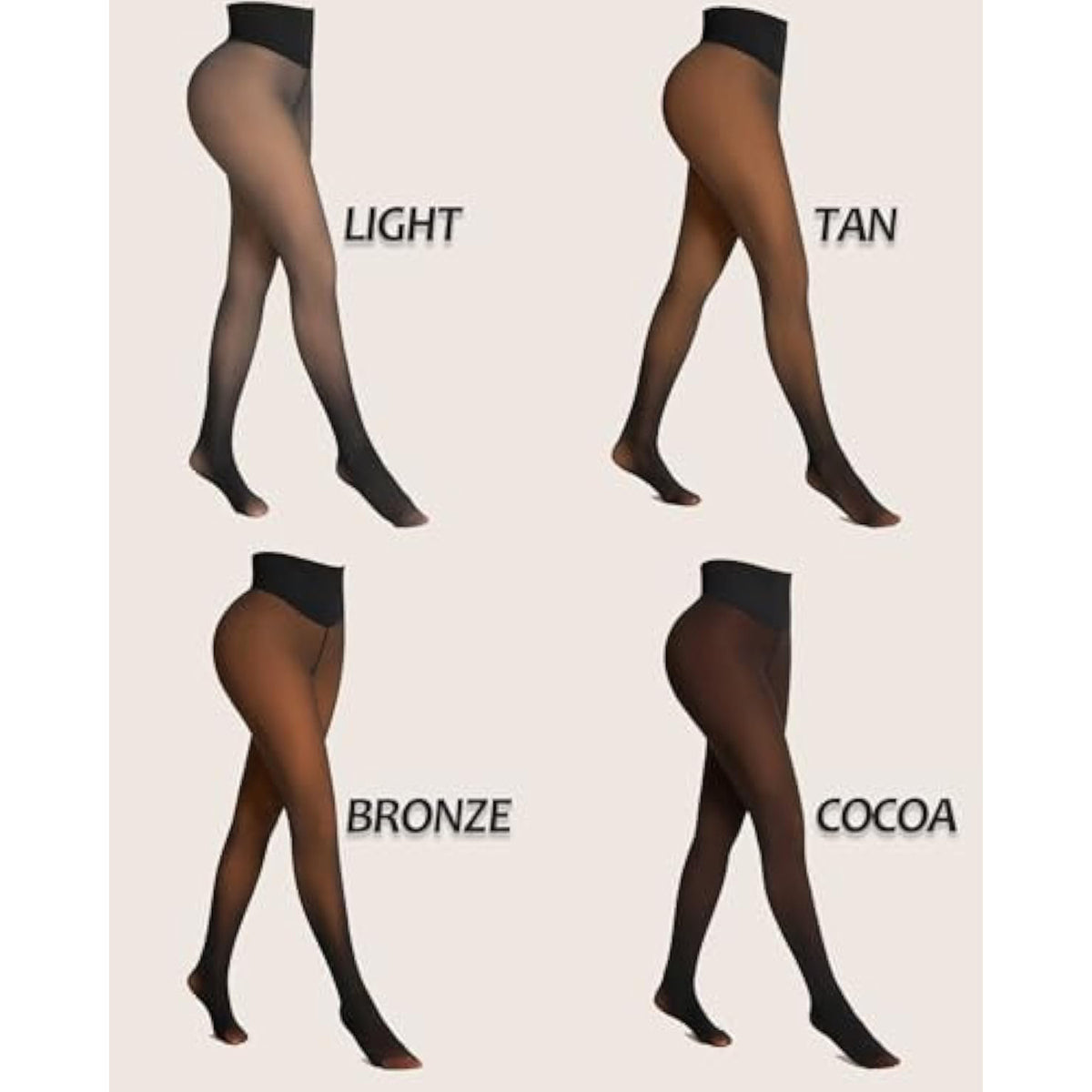 Seamless Fleece Lined Thermal Leggings